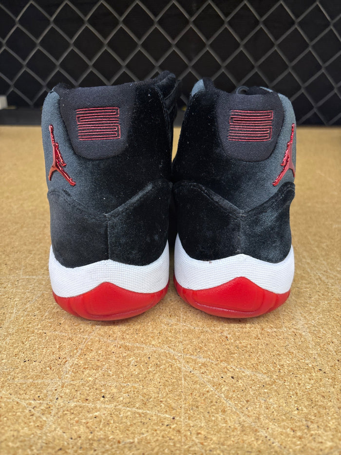 Air Jordan 11 Retro 'Bred Velvet' (Women 10.5) Used - No Box