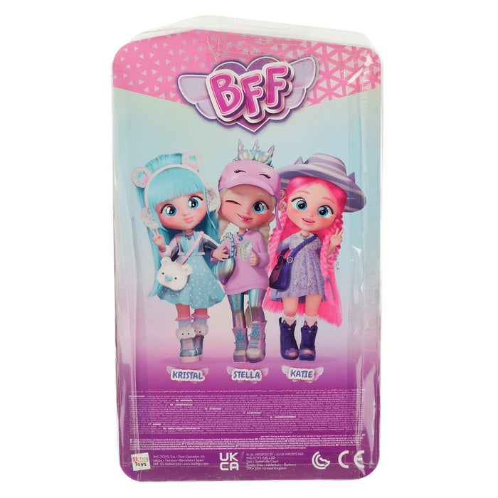 Back of the pack of BFF series 4 fashion dolls