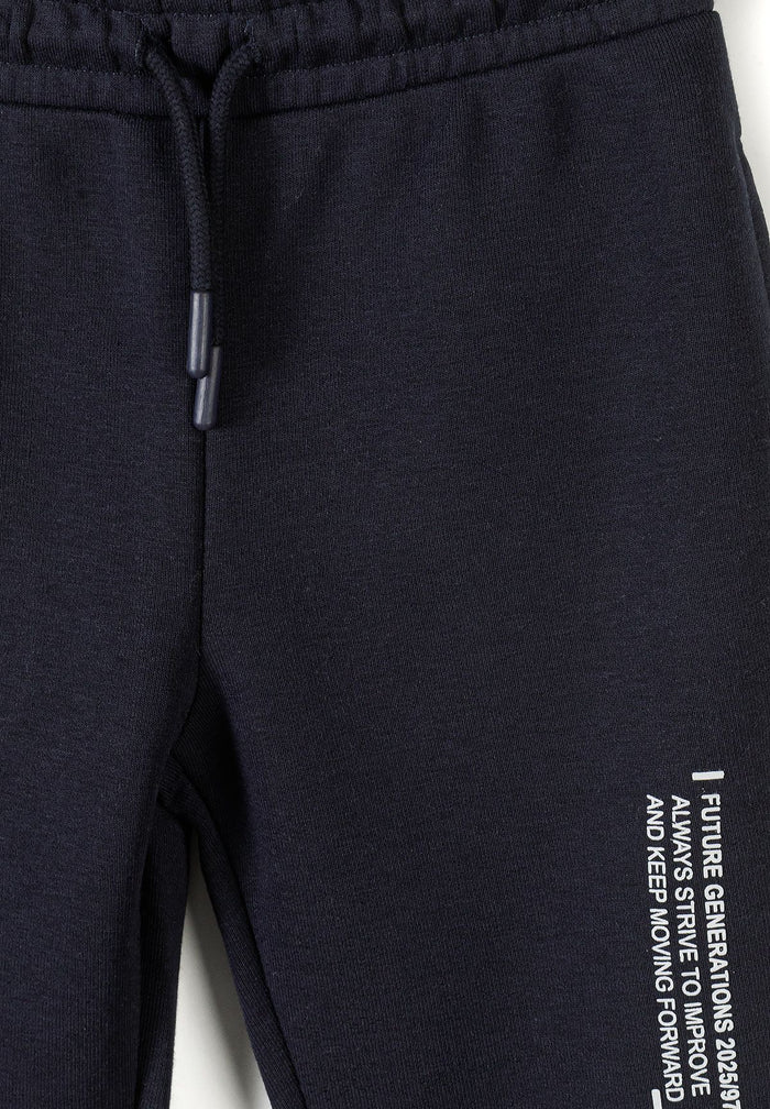 Hooded Tracksuit, Black, Text Print - 7