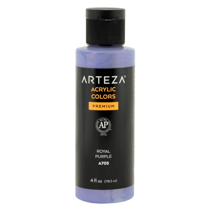 Bulk Pack of 12 Arteza Iridescent Acrylic Paint A705 Royal Purple 118ml