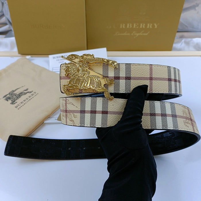 Burberry Vintage King Belt Gold