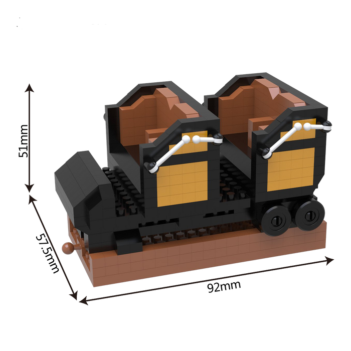 Cedar Point Steel Vengeance Trailing Car Mini Block