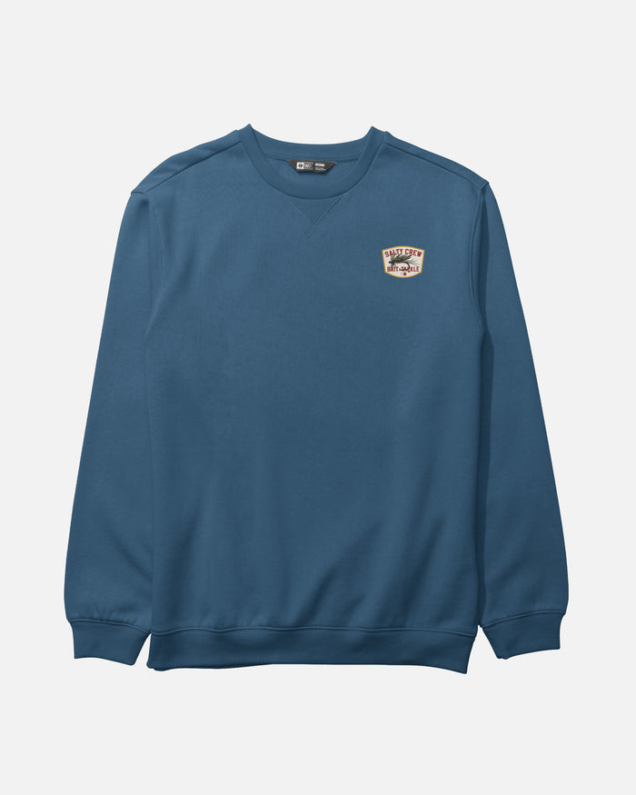 Crafted Crew Fleece - Cast Blue