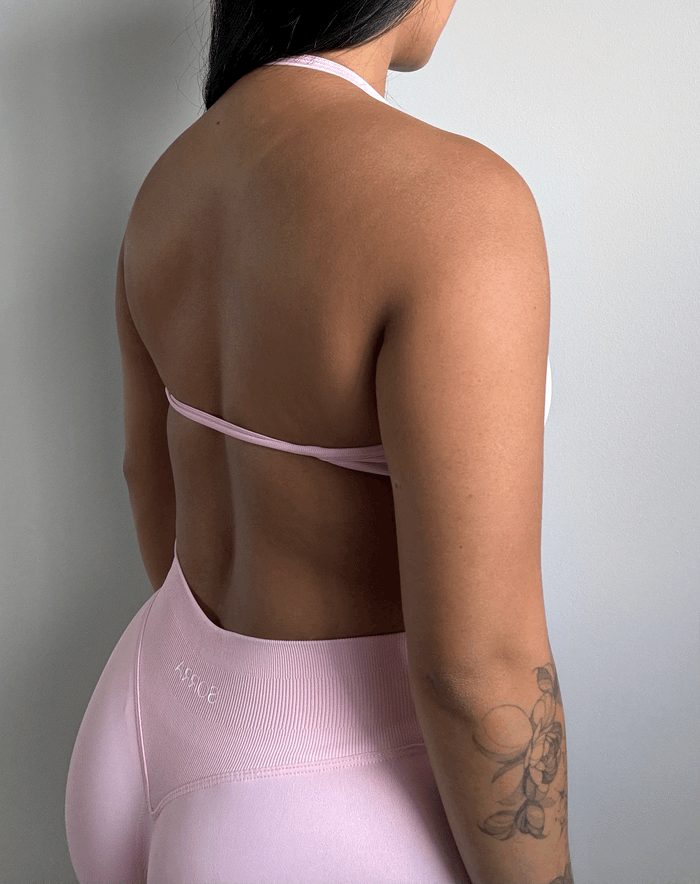 CurveContour Curve Halter Bra Milkshake
