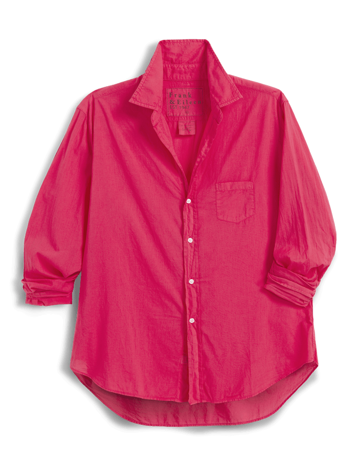 Pink shirt on a black background