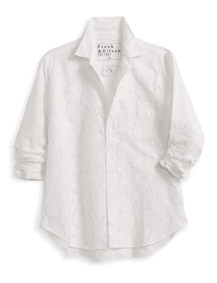 White shirt with rolled-up sleeves on a transparent background