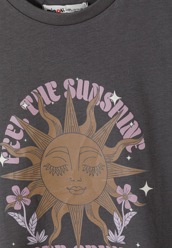 T-Shirt & Flared Leggings 4-Piece Set, Sunshine Print - 8