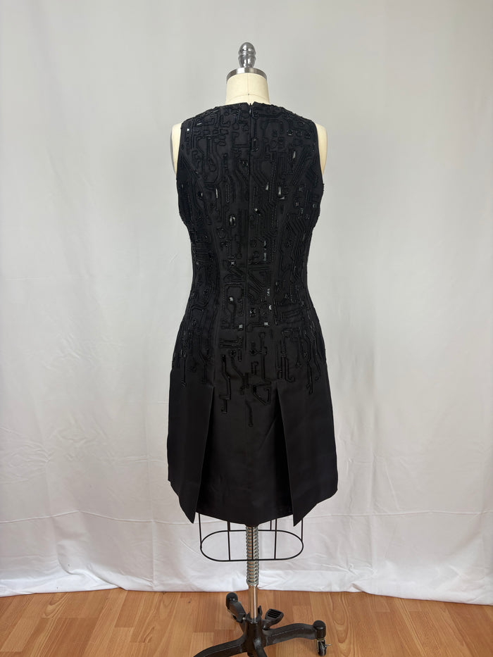 Givenchy Couture Black Beaded Dress