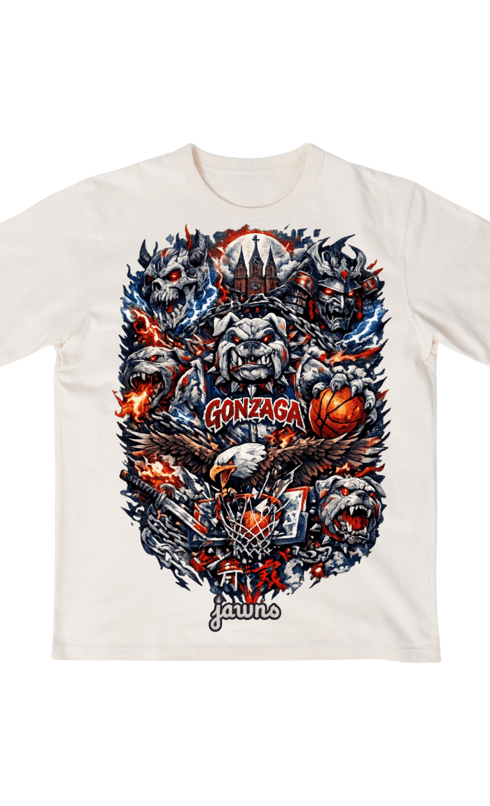 Gonzaga Bulldogs Godspeed Streetwear Basketball Gear - T-Shirt - Jawns on Fire Sneakers & Shoes