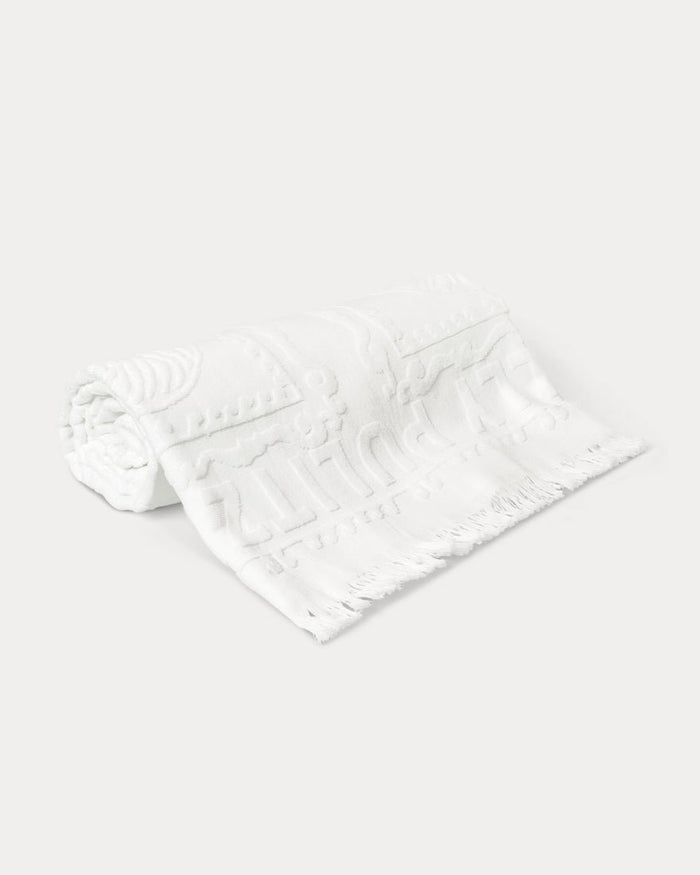 Lilly Pulitzer - Gwp Jacquard Beach Towel - Resort White Shell Shine