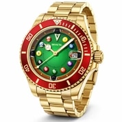 Invicta Pro Diver House of Cards Men's Watch - 40mm. Gold 50522