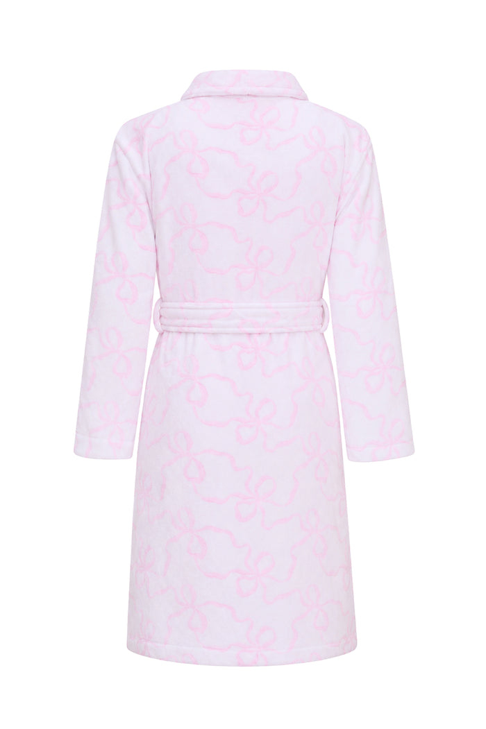 Kids Cotton Bath Robe - PINK BONNET