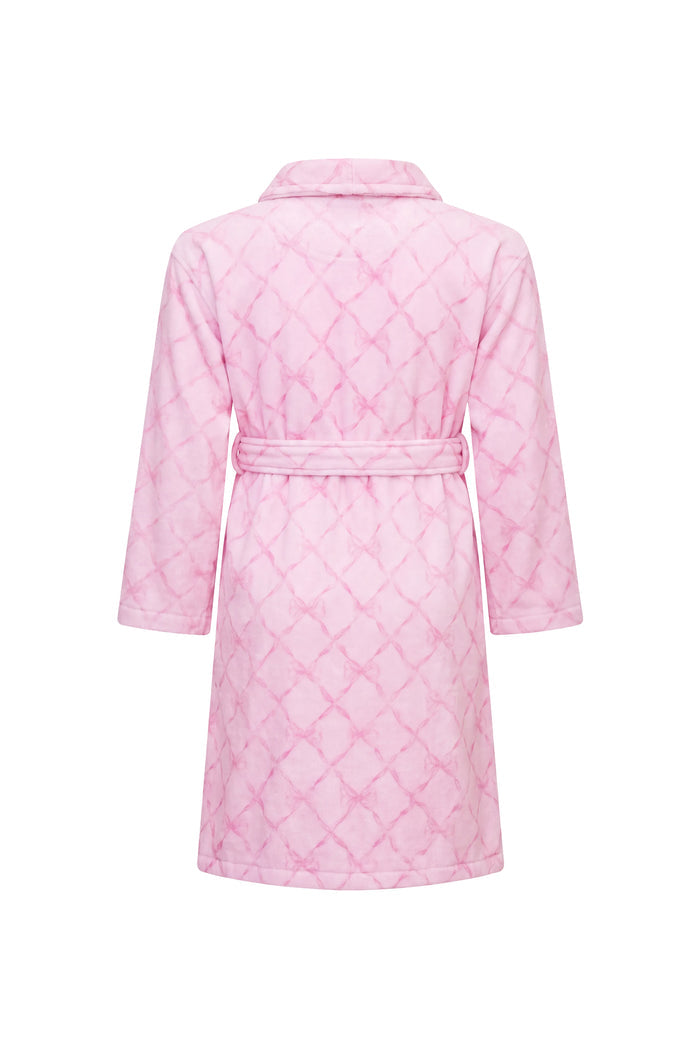 Kids Cotton Bath Robe - PINK SWEETHEART