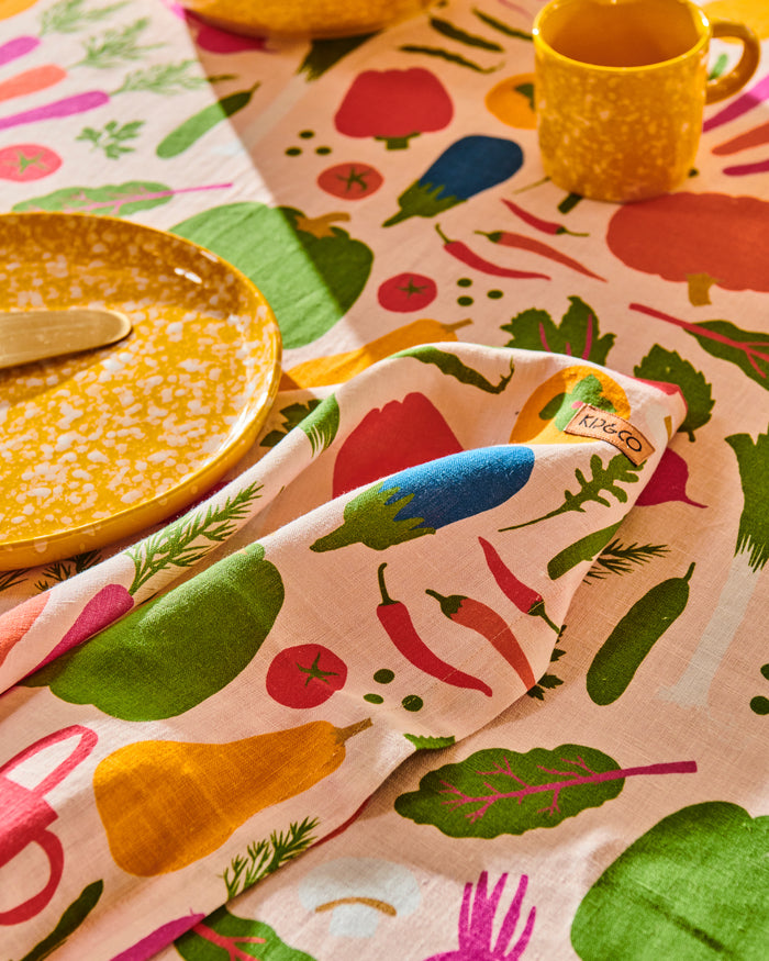 Kip&Co x Stephanie Alexander Stephanie's Harvest Linen Tablecloth
