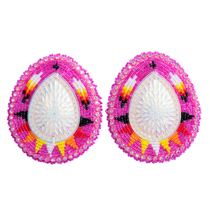 Large Teardrop - Glam Earrings