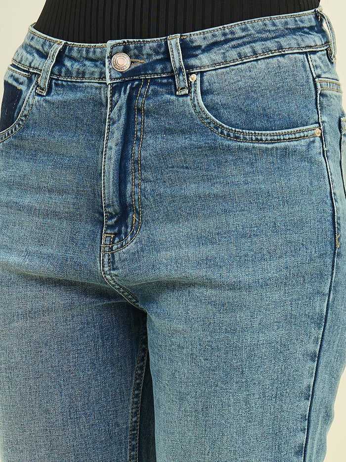 Madame Blue Straight Fit Jeans