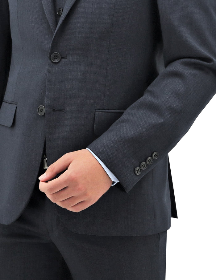 Michel 101 Navy Australian Merino Wool Suit Jacket