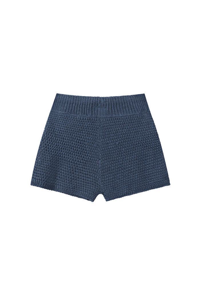 Navy Mallow Micro Shorts