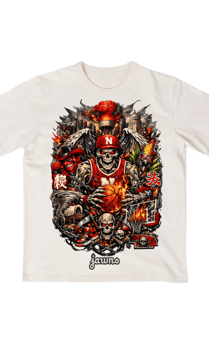 Nebraska Cornhuskers Godspeed Streetwear Basketball Shirt - T-Shirt - Jawns on Fire Sneakers & Shoes