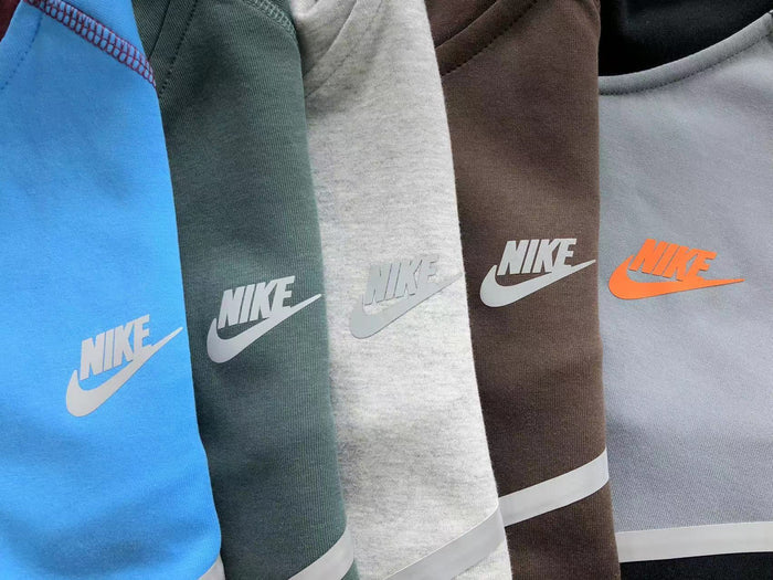 Nike Tech Fleece 2025 Jogging Black/Grey/Orange