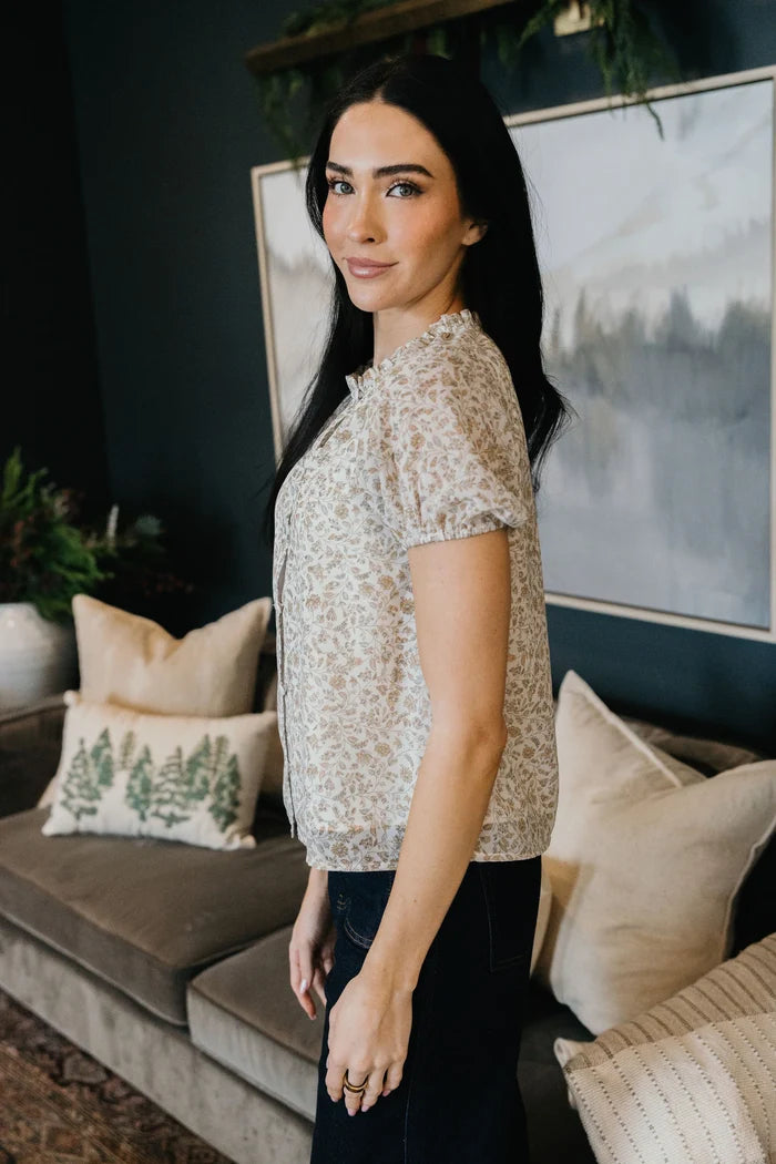 Romantic Ruffle Blouse