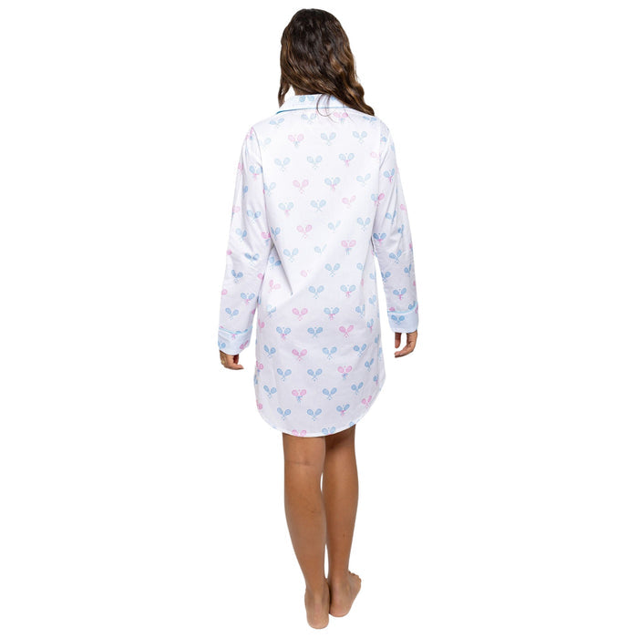 Sant and Abel Women's Tennis Bows Night Shirt