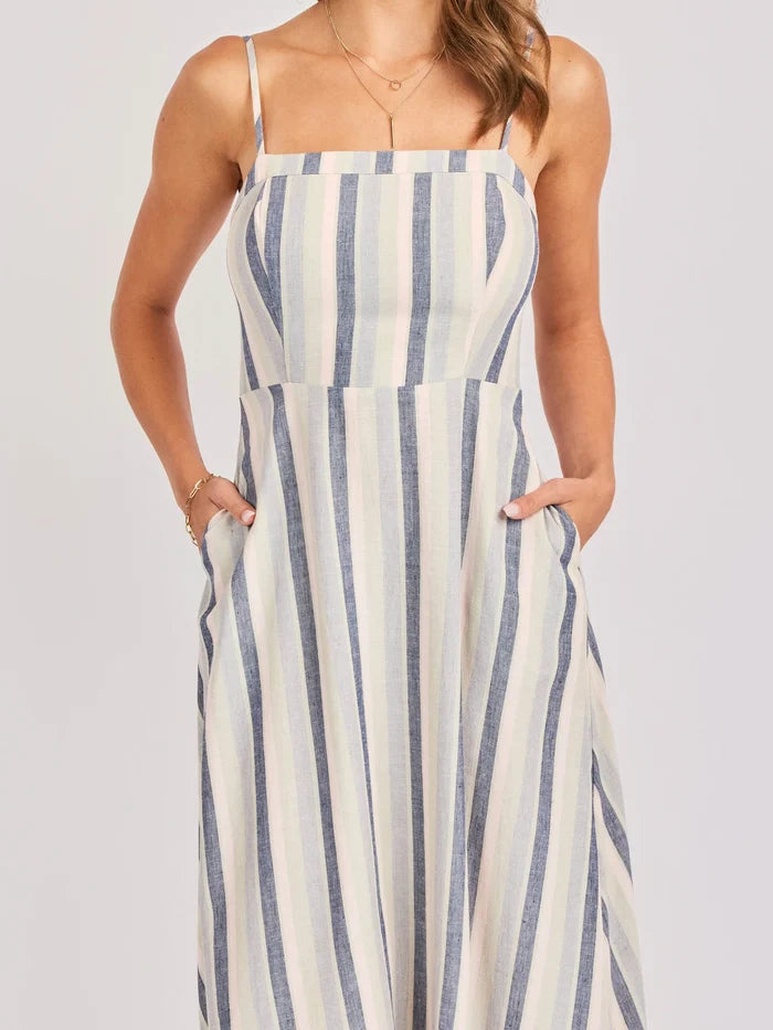 Sweetgrass Stripe Midi Dress