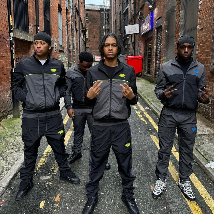 Syna World Shellsuit Black/Grey/Volt