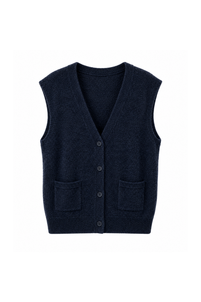 TWNS the label cardigan Castlerock buttoned sleeveless