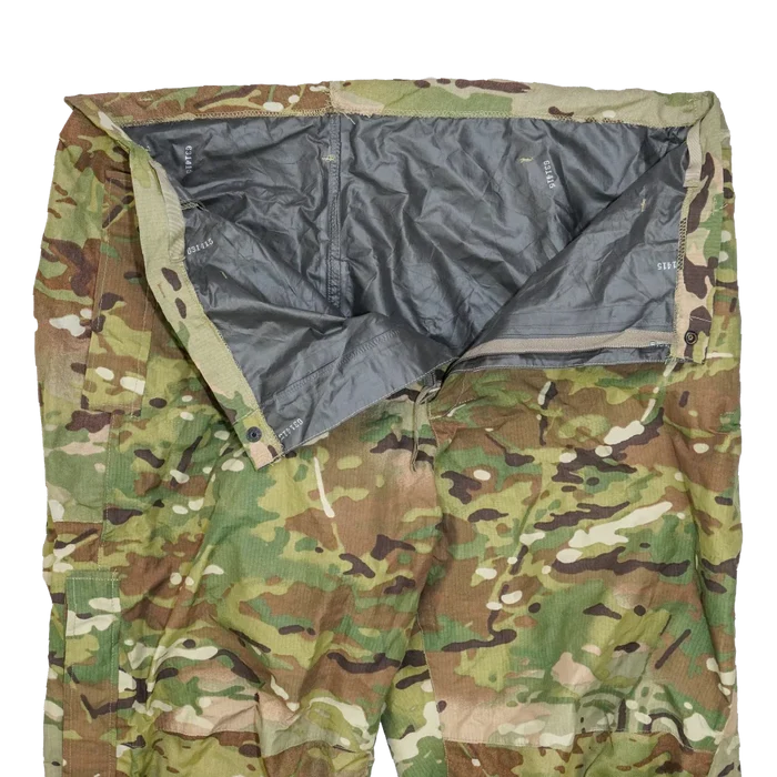 USGI OCP ECWCS Wet Weather Trousers - Large Short - US Army Surplus - Rain Trousers