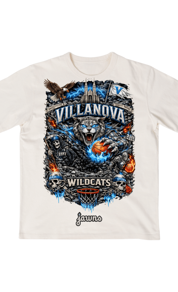 Villanova Wildcats Godspeed Streetwear Basketball Shirt - T-Shirt - Jawns on Fire Sneakers & Shoes