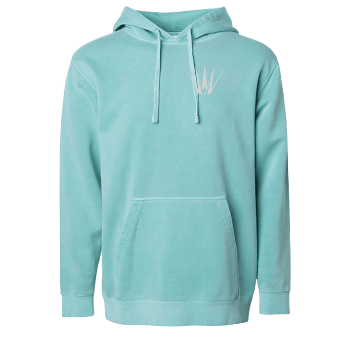 White Out Tequila French Terry Hoodie - Fresh Pour Mint - Hoodie - Jawns on Fire Sneakers & Shoes