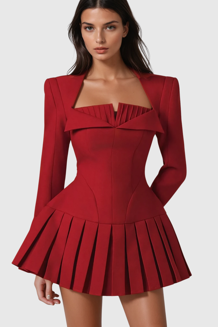 yaa-long-sleeve-ruch-mini-dress