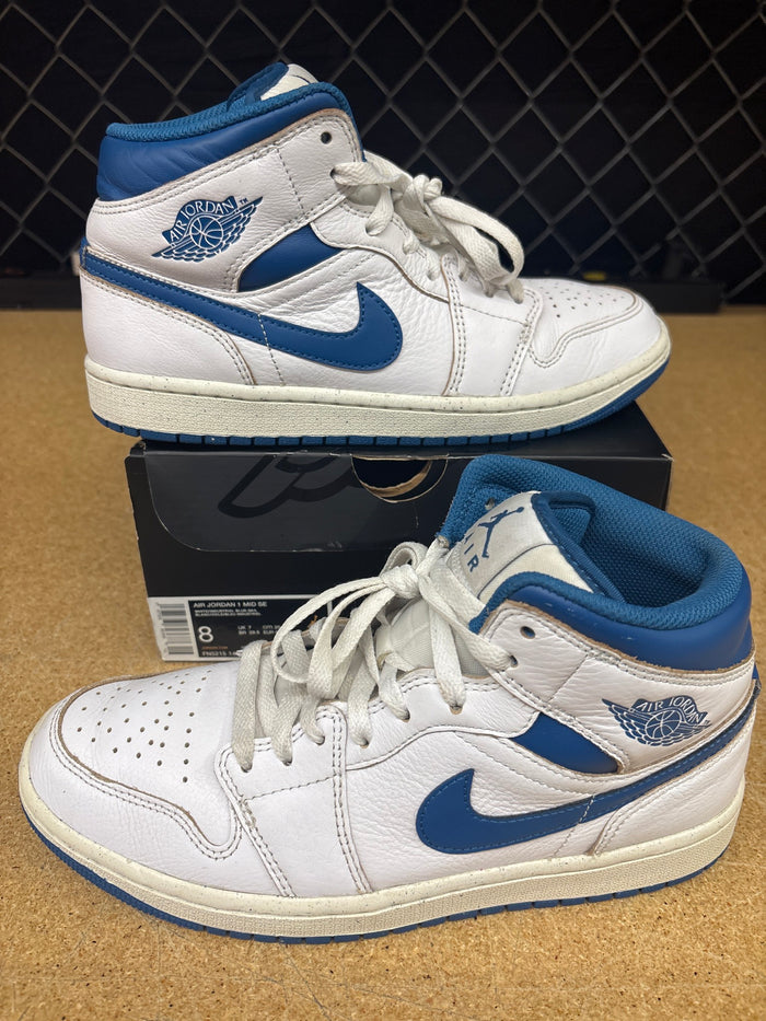Jordan 1 Blue/White (Men 8) Used