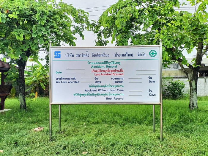 ป้ายแสดงสถิติ ติดผนัง งานคุณภาพสูง