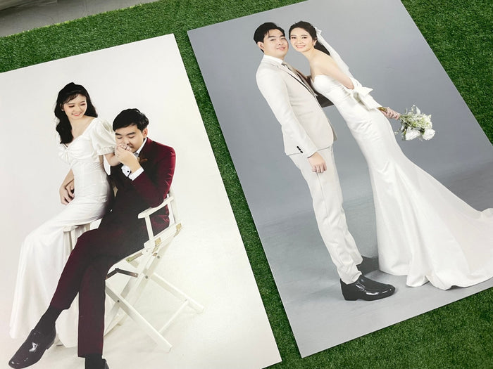 ป้ายงานแต่ง รูปพรีเวดดิ้ง และป้ายโฟมบอร์ด พิมพ์คมชัด ดีไซน์สวย เหมาะสำหรับงานแต่ง งานอีเวนต์ และตกแต่งสถานที่พิเศษ