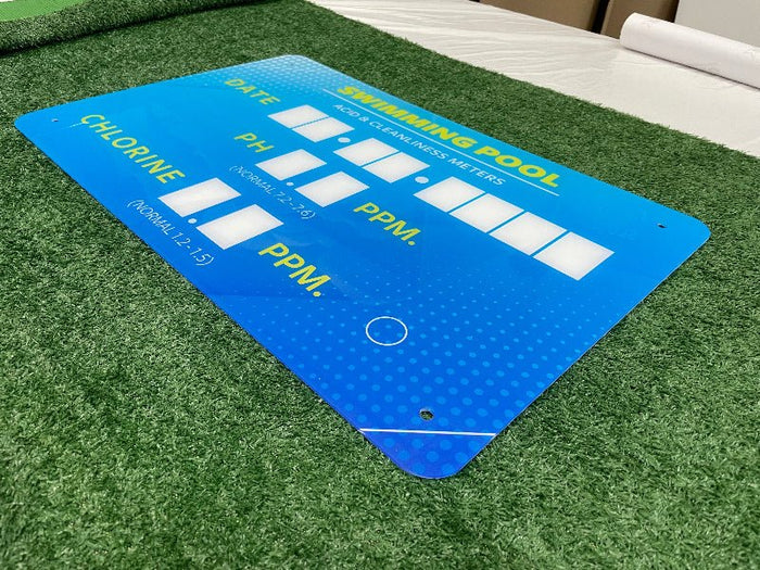 custom signage ป้ายประกาศ wall sign