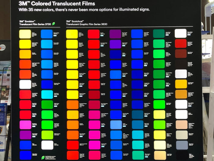 สติ๊กเกอร์โปร่งแสง 3M Translucent คุณภาพสูง ทนทาน แสงผ่านสวย เหมาะสำหรับป้ายไฟและงานโฆษณา