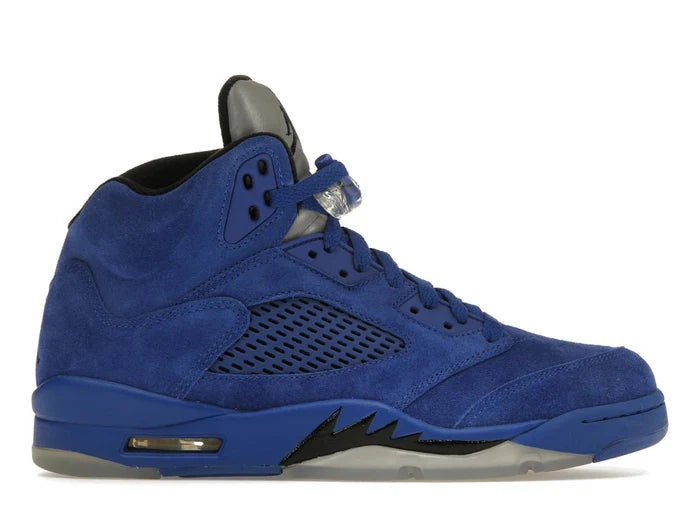 Jordan 5 Retro Blue Suede - Sneakers - Jawns on Fire Sneakers & Shoes