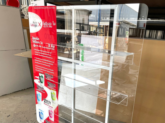 ชั้นวางสินค้าอะคริลิค shelf display