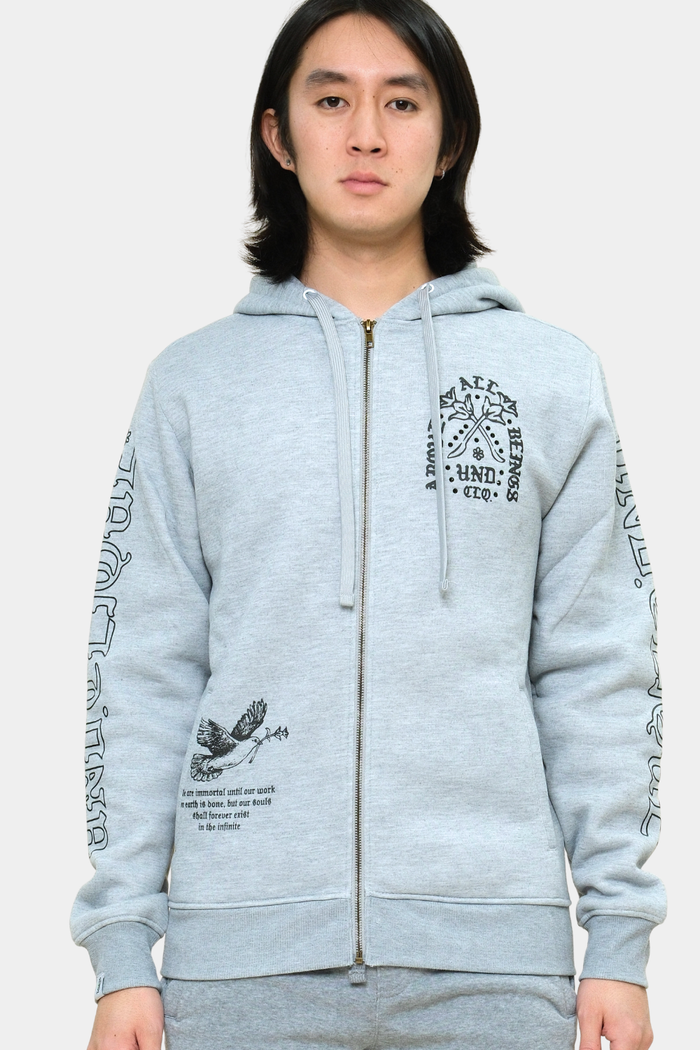 Above All Zipdown Hoodie Highly Undrtd