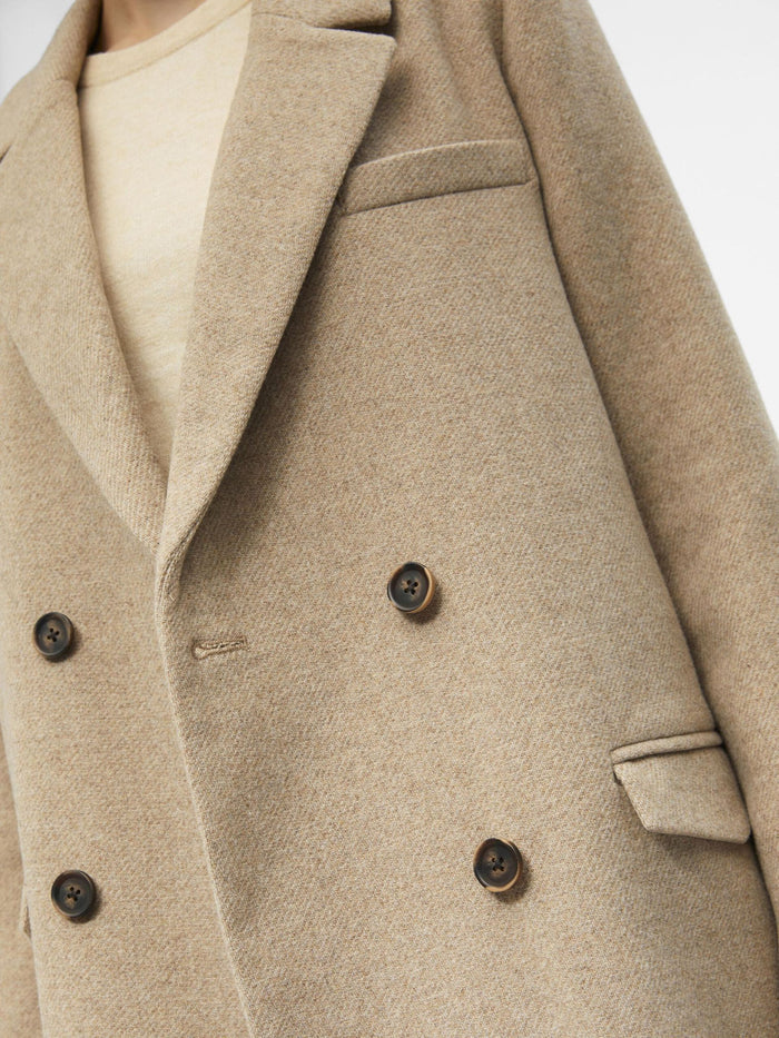 ADA LONG COAT (HUMUS/MELANGE)