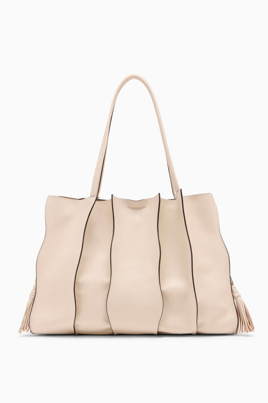 Cowrie Leather Adria Large Tote - Front View | Ulla Johnson