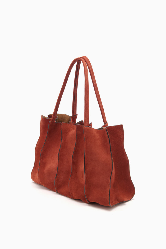 Adria Large Tote - Rust