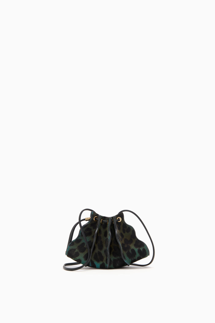 Adria Small Crossbody - Emerald Leopard