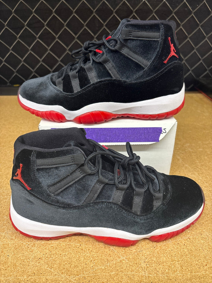 Air Jordan 11 Retro 'Bred Velvet' (Women 10.5) Used - No Box