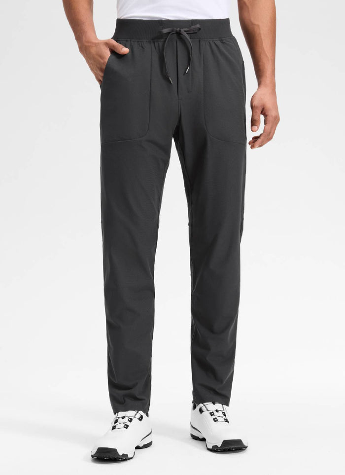 CRZ YOGA Men All Day Comfy Quick Dry with Pockets Golf Pants 31'' Ink Gray