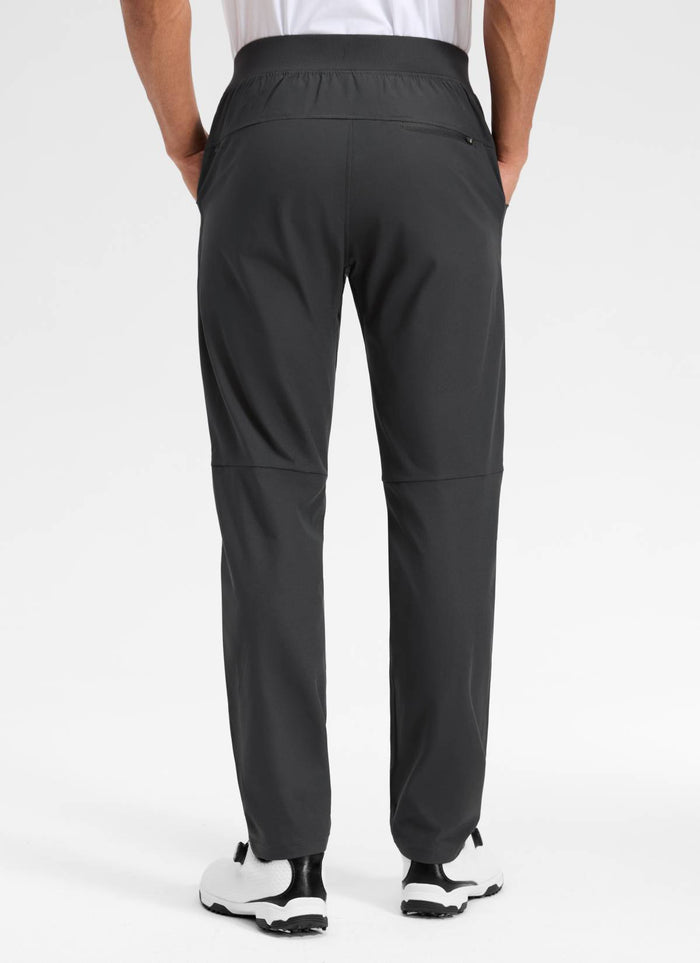 CRZ YOGA Men All Day Comfy Quick Dry with Pockets Golf Pants 31'' Ink Gray