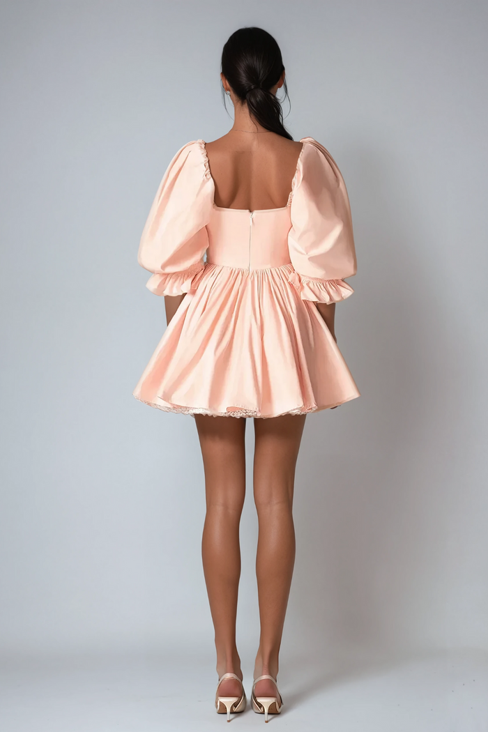 alytzia-lace-up-ruch-ruffle-mini-dress
