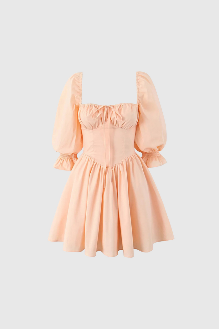 alytzia-lace-up-ruch-ruffle-mini-dress